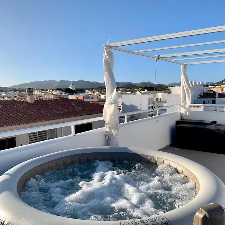 Sonne & Meerblick Aus 40 Grad Heissem Whirlpool Geniessen - Zentral Am Hafen Und Dennoch Ruhig 아파트 *